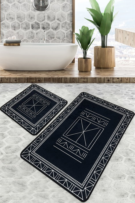 Mijölnir Vansiya - 81 Juego de alfombrillas de baño multicolor Mijölnir Vansiya - 81 Juego de alfombrillas de baño multicolor